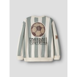 NAME IT Mini Lane langærmet sweatshirt - Antique White