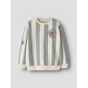 NAME IT Mini Lane langærmet sweatshirt - Antique White