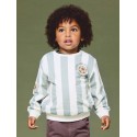 NAME IT Mini Lane langærmet sweatshirt - Antique White
