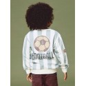 NAME IT Mini Lane langærmet sweatshirt - Antique White