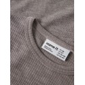 NAME IT Mini Wax uld rib langærmet bluse - Satellite