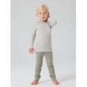NAME IT MINI Wax uld rib leggings - Mulled Basil