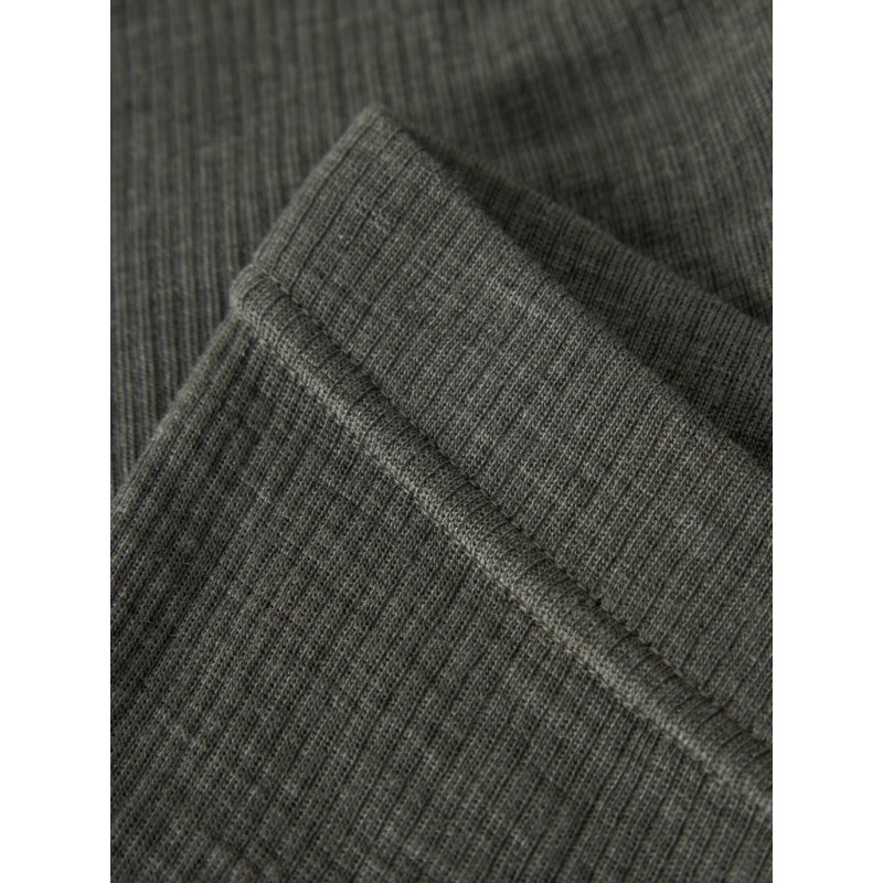 NAME IT MINI Wax uld rib leggings - Mulled Basil