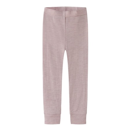 NAME IT MINI Wax uld rib leggings - Violet Ice
