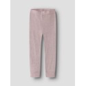 NAME IT MINI Wax uld rib leggings - Violet Ice