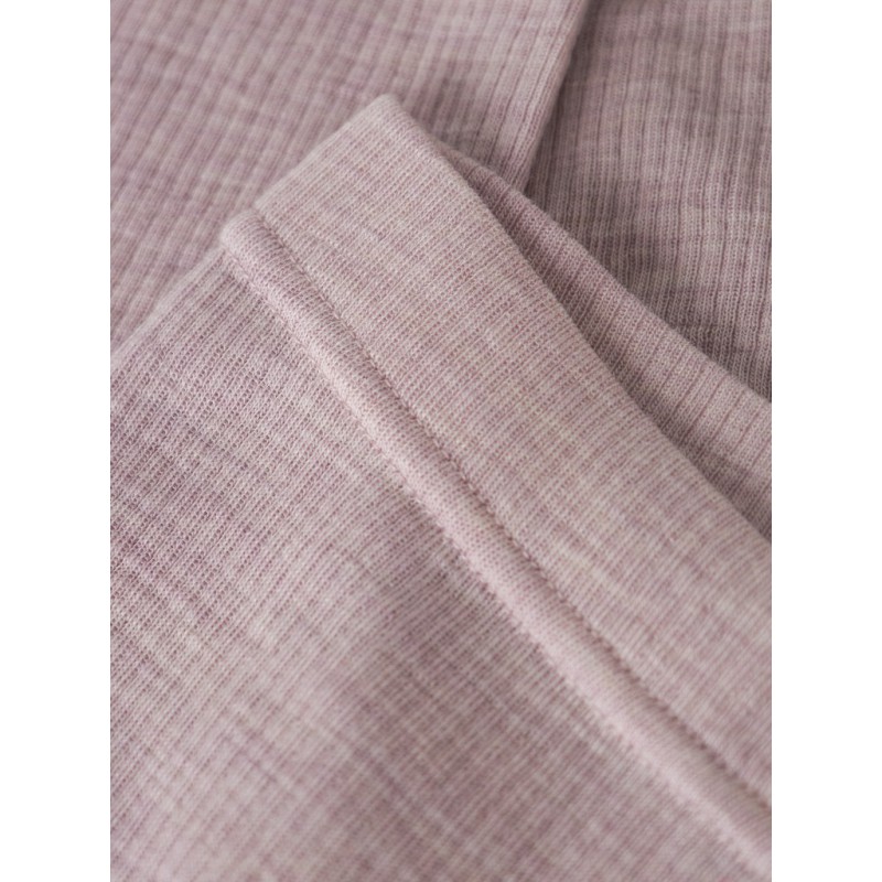 NAME IT MINI Wax uld rib leggings - Violet Ice