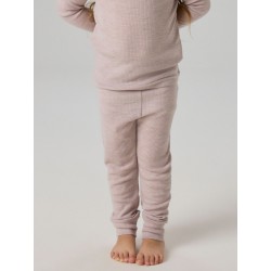 NAME IT MINI Wax uld rib leggings - Violet Ice