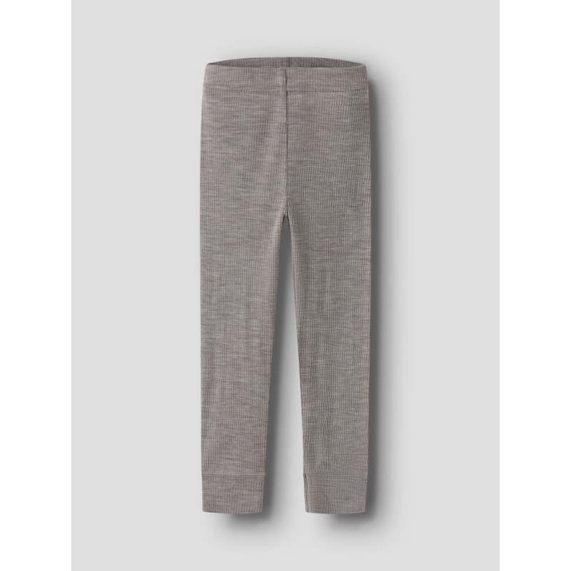 NAME IT MINI Wax uld rib leggings - Satellite