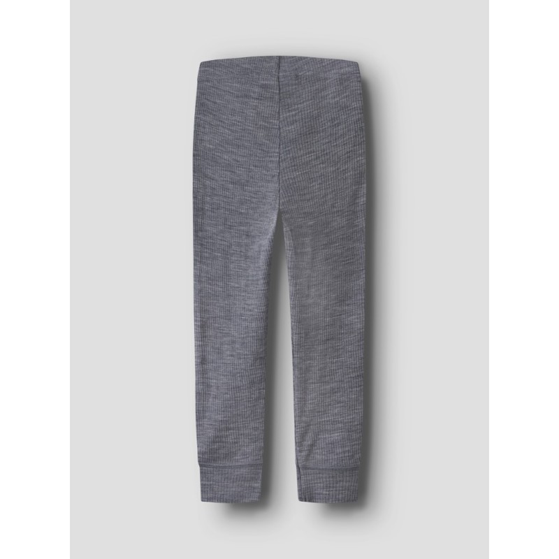 NAME IT MINI Wax uld rib leggings - Folkstone Gray