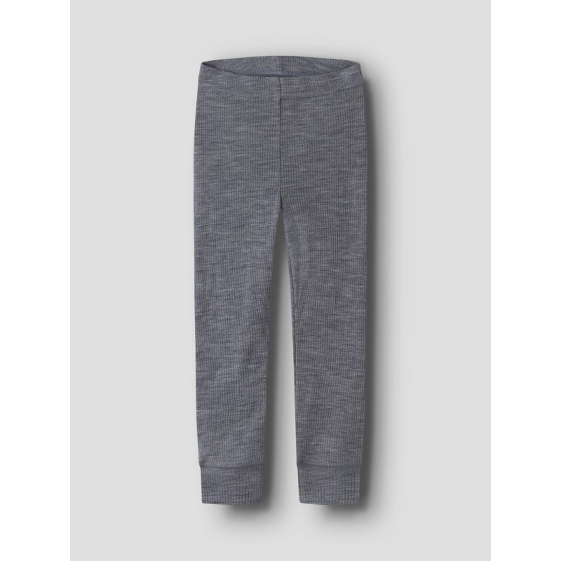 NAME IT MINI Wax uld rib leggings - Folkstone Gray
