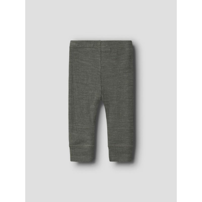 NAME IT Baby Wax Uld Leggings - Mulled Basil