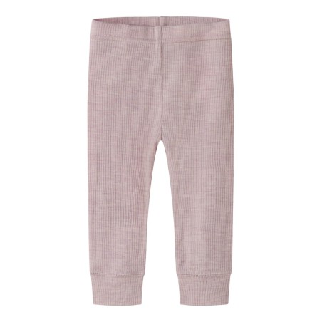 NAME IT Baby Wax Uld Leggings - Violet Ice