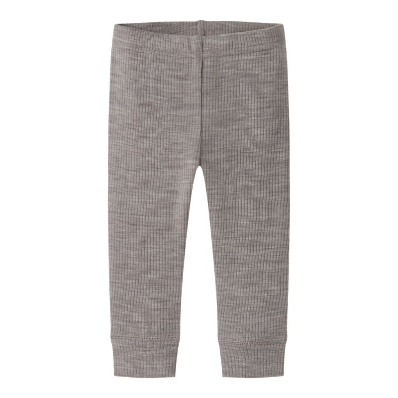 NAME IT Baby Wax Uld Leggings - Satellite