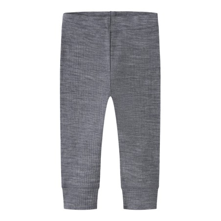 NAME IT Baby Wax Uld Leggings - Folkstone Gray