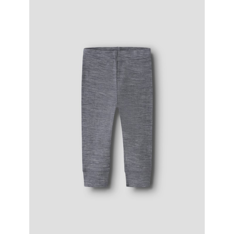 NAME IT Baby Wax Uld Leggings - Folkstone Gray