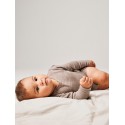 NAME IT BABY Wax langærmet uld bodystocking - Satellite