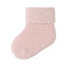 NAME IT Baby Terry fluffy strømper - Lotus