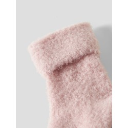 NAME IT Baby Terry fluffy strømper - Lotus