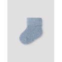 NAME IT BABY Ollo Terry Fluffy Strømper - Ashley Blue