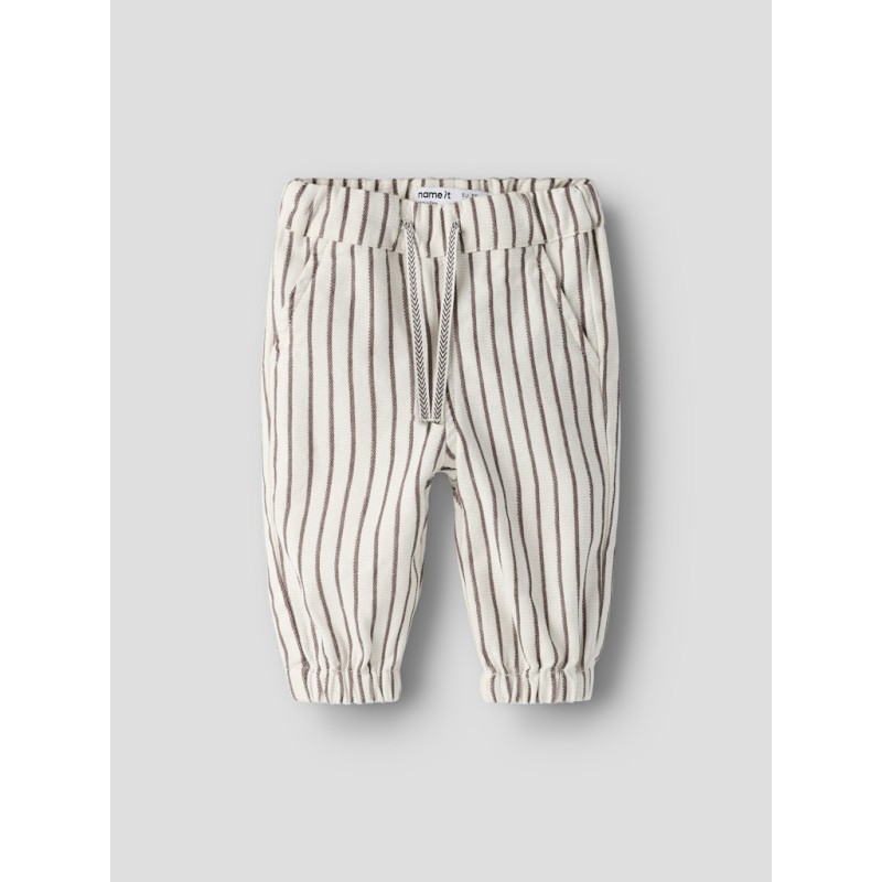 NAME IT Baby Luciano bukser - Antique White
