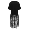 ONLY Tahlia blonde kjole top - Sort
