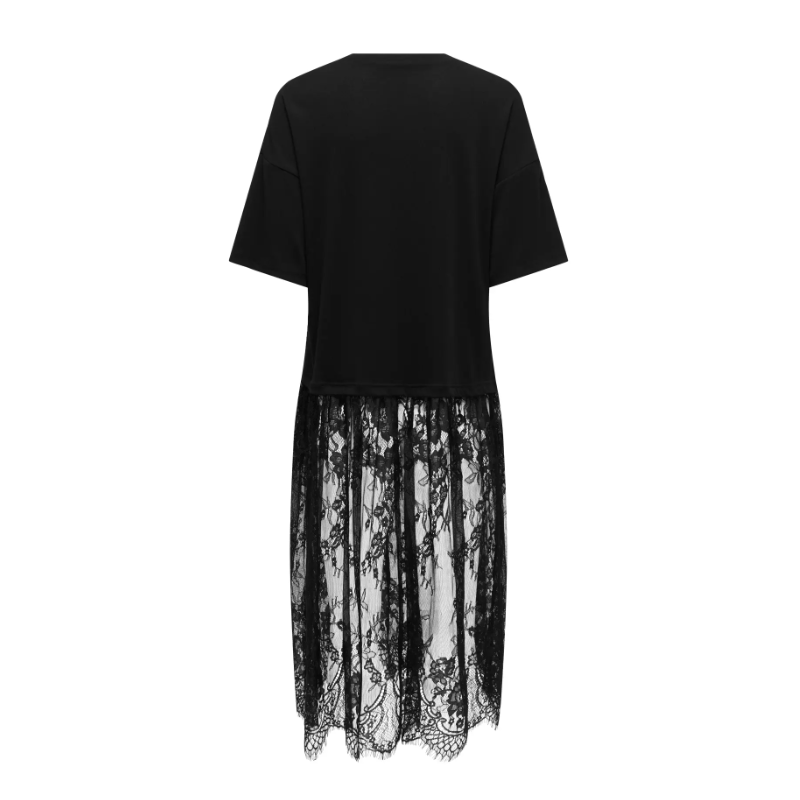 ONLY Tahlia blonde kjole top - Sort