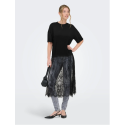 ONLY Tahlia blonde kjole top - Sort