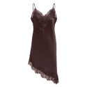 ONLY CARMAKOMA Indona strop satin blonde kjole - Chocolate Torte