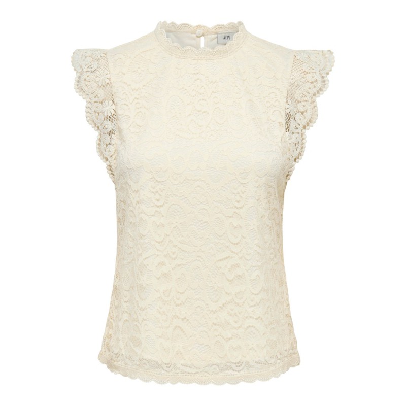 JDY Lotas Blonde Top - Cloud Dancer