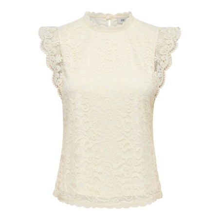 JDY Lotas Blonde Top - Cloud Dancer