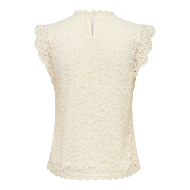 JDY Lotas Blonde Top - Cloud Dancer