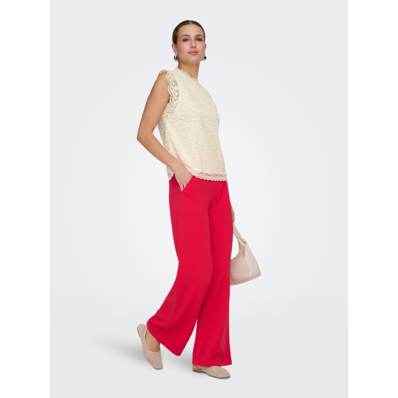 JDY Lotas Blonde Top - Cloud Dancer