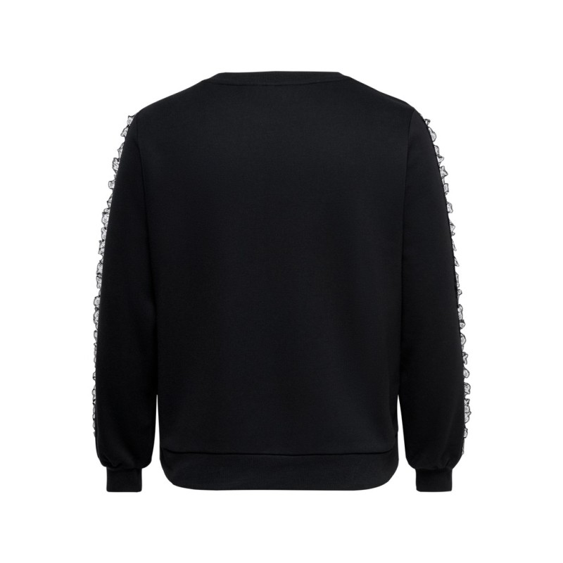ONLY CARMAKOMA Beatrix Langærmet Sweatshirt - sort