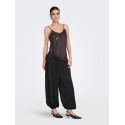 JDY Fifi Asym. Lace Top - Coffee Bean