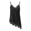 ONLY LINDA Indona satin lace singlet - Black