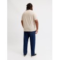 JACK & JONES PLUS Denver Logo T-shirt - Moonbeam