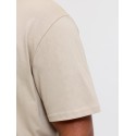 JACK & JONES PLUS Denver Logo T-shirt - Moonbeam