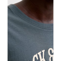 JACK & JONES PLUS Denver Logo T-shirt - Turbulence