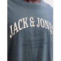 JACK & JONES PLUS Denver Logo T-shirt - Turbulence