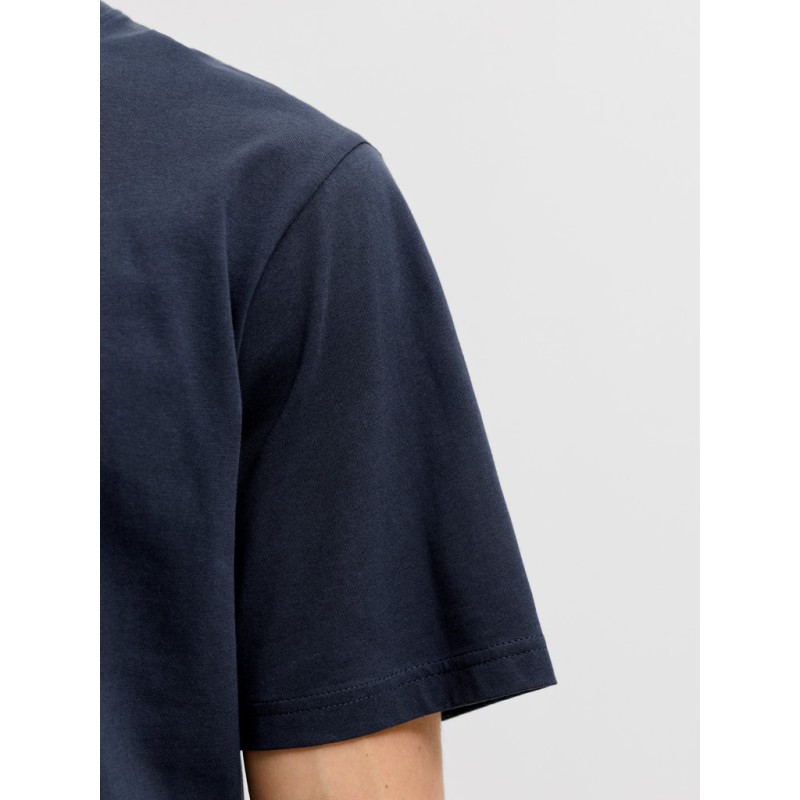JACK & JONES PLUS Denver Logo T-shirt - Navy Blazer