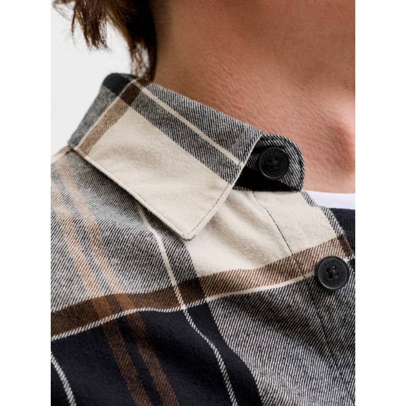 JACK & JONES Jackson ternet overshirt - Cloud Dancer