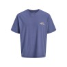 JACK & JONES JUNIOR Norrebro Typo T-shirt - Crown Blue