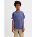 JACK & JONES JUNIOR Norrebro Typo T-shirt - Crown Blue