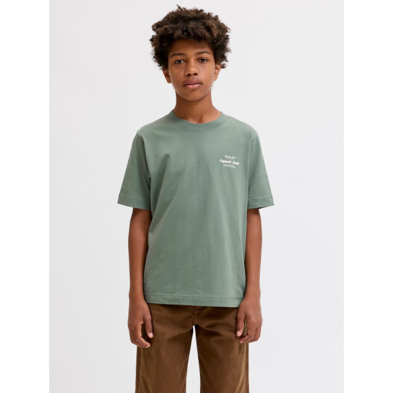 JACK & JONES JUNIOR Norrebro Typo T-shirt - Laurel Wreath