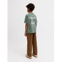 JACK & JONES JUNIOR Norrebro Typo T-shirt - Laurel Wreath