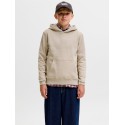 JACK & JONES JUNIOR Frederiksberg monogram sweat hoodie - Feather Gray