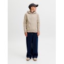 JACK & JONES JUNIOR Frederiksberg monogram sweat hoodie - Feather Gray