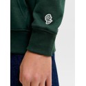 JACK & JONES Junior Frederiksberg monogram sweat hoodie - Pine Grove