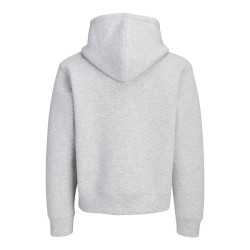 Jack & Jones Olegacy sweatshirt scuba zip hoodie - Light Grey Melange