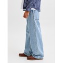 JACK & JONES JUNIOR Dave wide fit jeans - Light Blue Denim